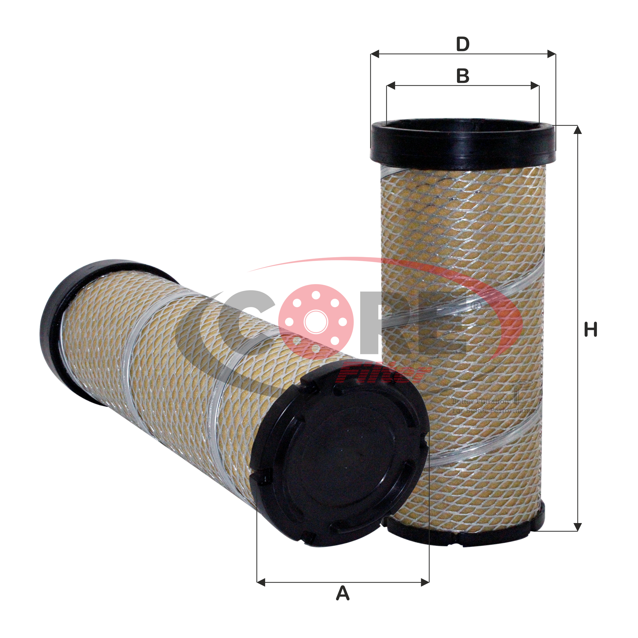 Air
 Filter-ZA 2051 R